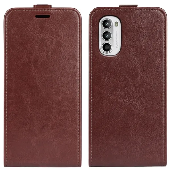 Vyklápacie puzdro Motorola Moto G52 hnedé