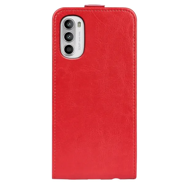 Vyklápacie puzdro Motorola Moto G52 červené