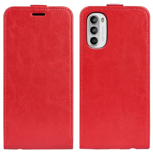 Vyklápacie puzdro Motorola Moto G52 červené