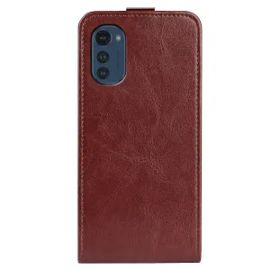 Vyklápacie puzdro Motorola Moto E32 / E32s hnedé