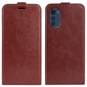 Vyklápacie puzdro Motorola Moto E32 / E32s hnedé