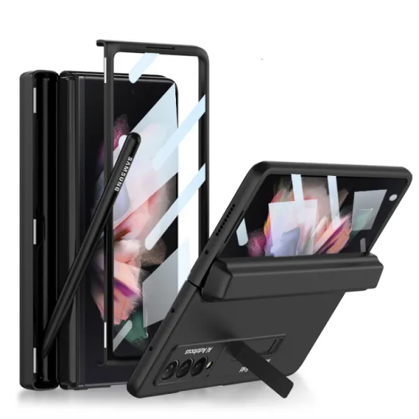 GKK BOX Ochranný kryt so stojanom Samsung Galaxy Z Fold 3 5G čierny
