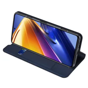 DUX Peňaženkový kryt Xiaomi Poco F4 GT modrý