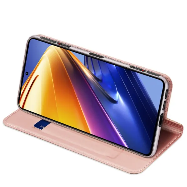 DUX Peňaženkový kryt Xiaomi Poco F4 GT ružový