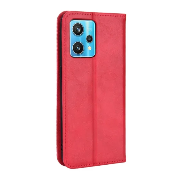 BUSINESS Peňaženkový kryt pre Realme 9 Pro / Realme 9 5G červený