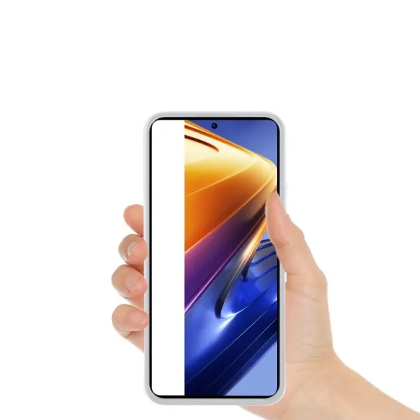Silikónový obal Xiaomi Poco F4 GT matný priehľadný