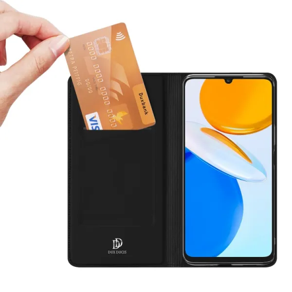 DUX Peňaženkový kryt Honor X7 čierny