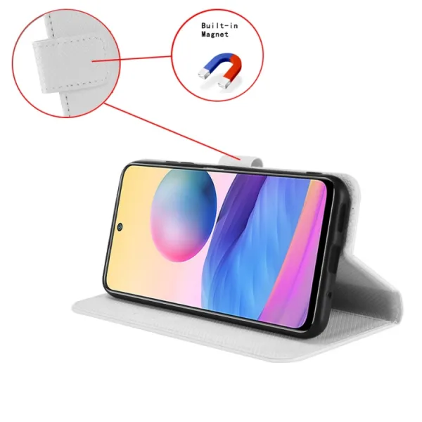 MAGNET Peňaženkový obal Doogee S88 Pro / S88 Plus biely