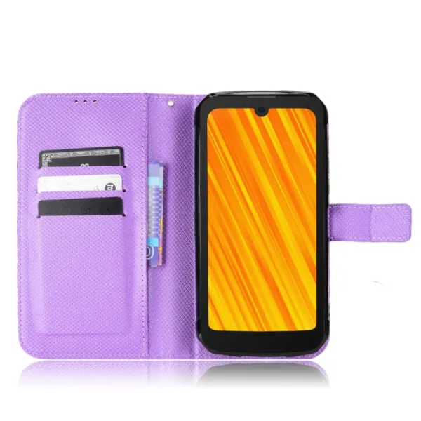 MAGNET Peňaženkový obal Doogee S59 / S59 Pro fialový
