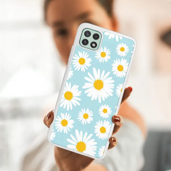MY ART Silikónový obal Samsung Galaxy A22 5G CAMOMILE (124)