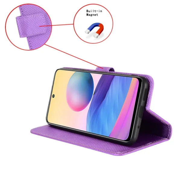 MAGNET Peňaženkový obal Doogee S88 Pro / S88 Plus fialový