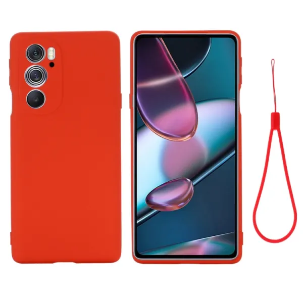 RUBBER Ochranný kryt Motorola Edge 30 Pro červený