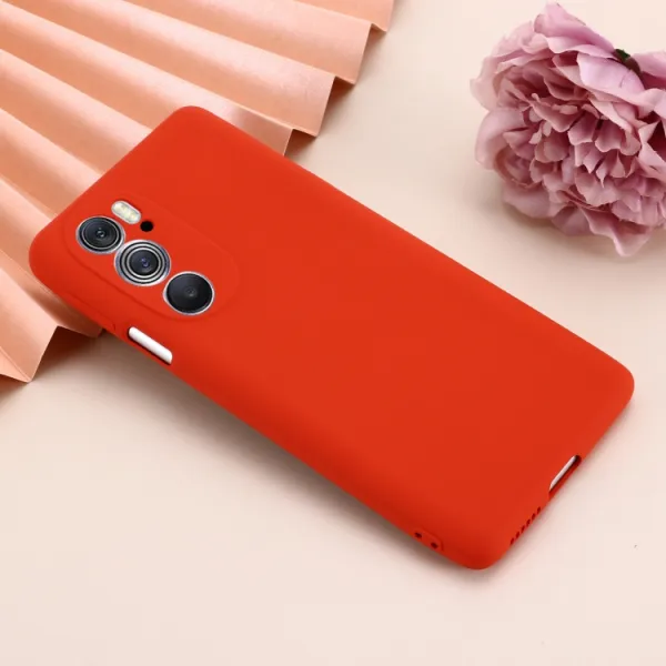 RUBBER Ochranný kryt Motorola Edge 30 Pro červený