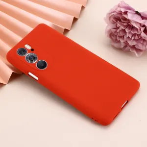 RUBBER Ochranný kryt Motorola Edge 30 Pro červený