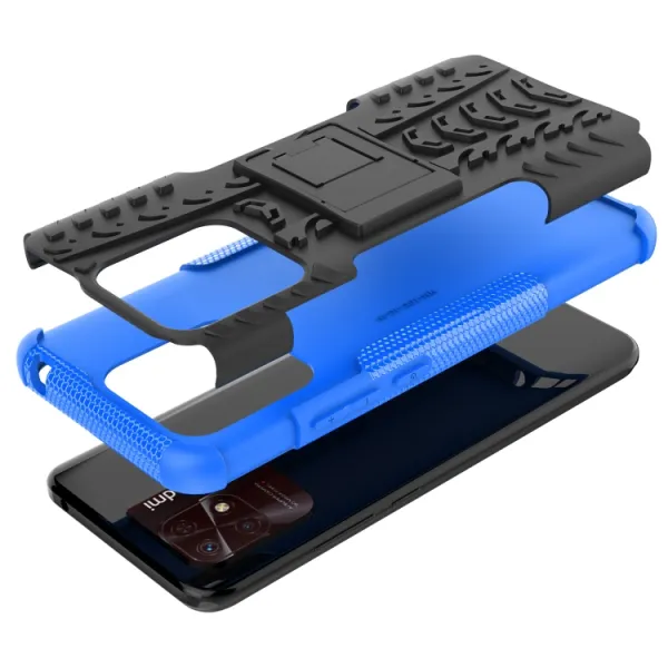 STAND Extra odolný obal Xiaomi Redmi 10C modrý