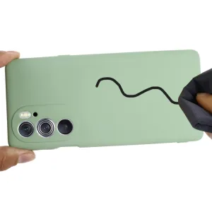 RUBBER Ochranný kryt Motorola Edge 30 Pro zelený