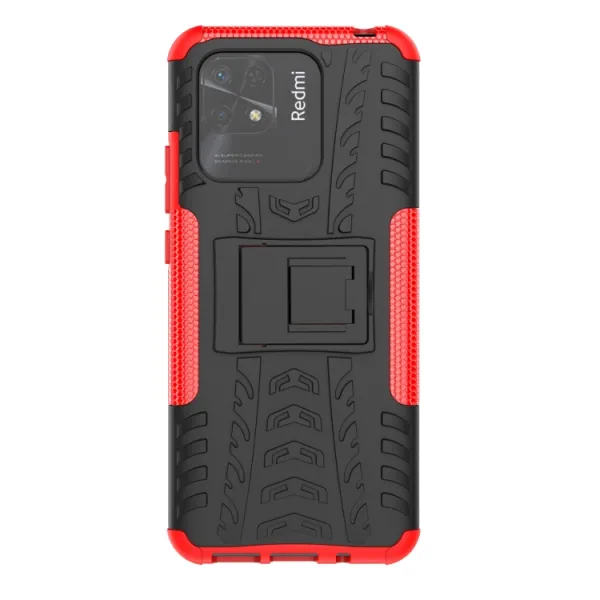 STAND Extra odolný obal Xiaomi Redmi 10C červený