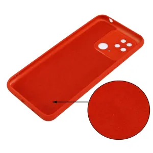 RUBBER Ochranný kryt Xiaomi Redmi 10C červený
