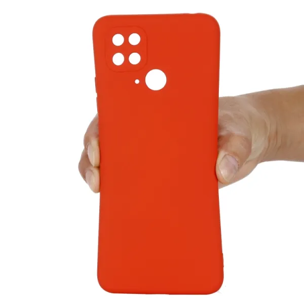 RUBBER Ochranný kryt Xiaomi Redmi 10C červený