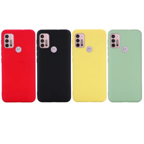 RUBBER Ochranný kryt Motorola Moto G10 / G20 / G30 zelený