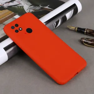 RUBBER Ochranný kryt Xiaomi Redmi 10C červený