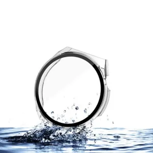 Plastový kryt s ochranným sklom pre Huawei Watch GT 3 Pro 46mm ružový