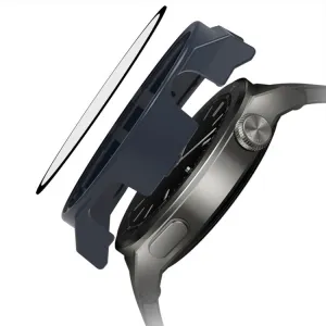 Plastový kryt s ochranným sklom pre Huawei Watch GT 3 Pro 46mm ružový