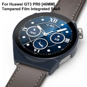 Plastový kryt s ochranným sklom pre Huawei Watch GT 3 Pro 46mm ružový