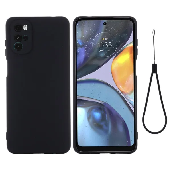 RUBBER Ochranný kryt Motorola Moto G22 čierny