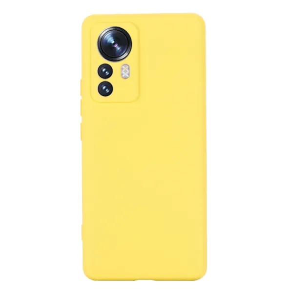 RUBBER Ochranný kryt Xiaomi 12 Pro žltý