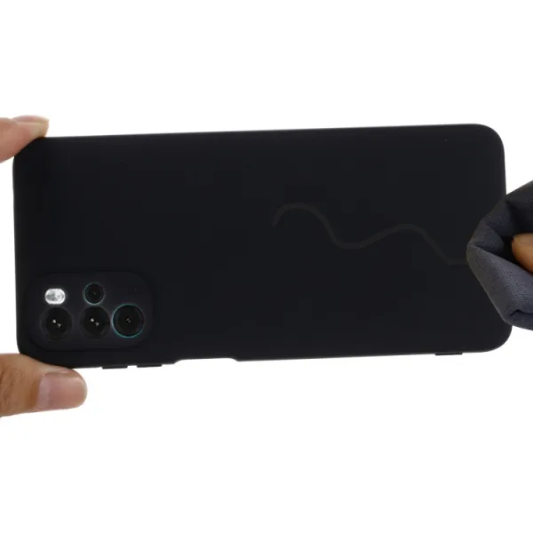 RUBBER Ochranný kryt Motorola Moto G22 čierny