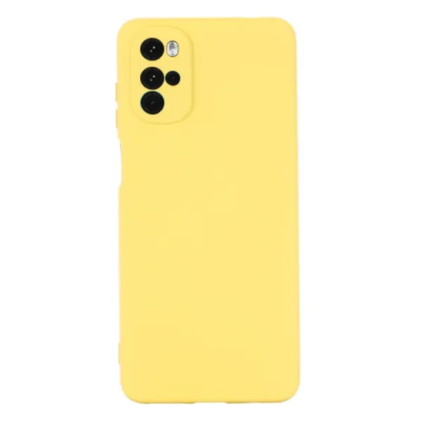 RUBBER Ochranný kryt Motorola Moto G22 žltý