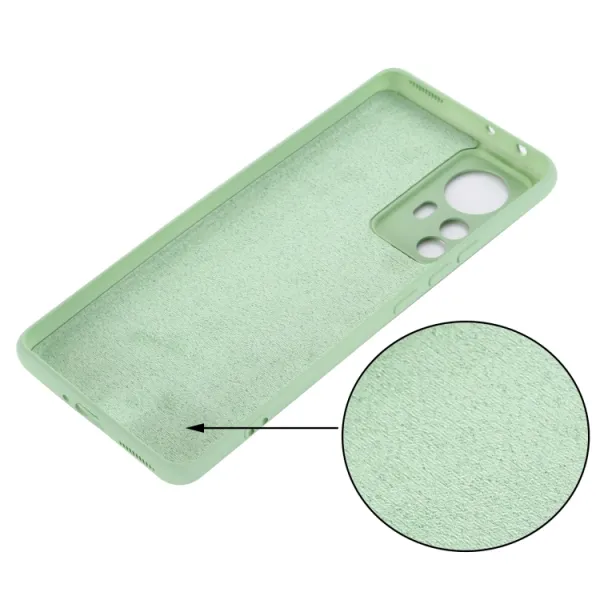 RUBBER Ochranný kryt Xiaomi 12 Pro zelený