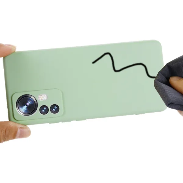 RUBBER Ochranný kryt Xiaomi 12 Pro zelený