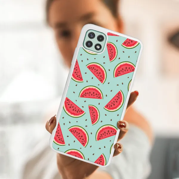 MY ART Silikónový obal Samsung Galaxy A22 5G WATERMELON (120)