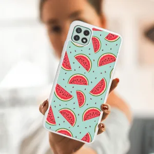 MY ART Silikónový obal Samsung Galaxy A22 5G WATERMELON (120)