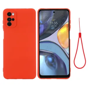 RUBBER Ochranný kryt Motorola Moto G22 červený