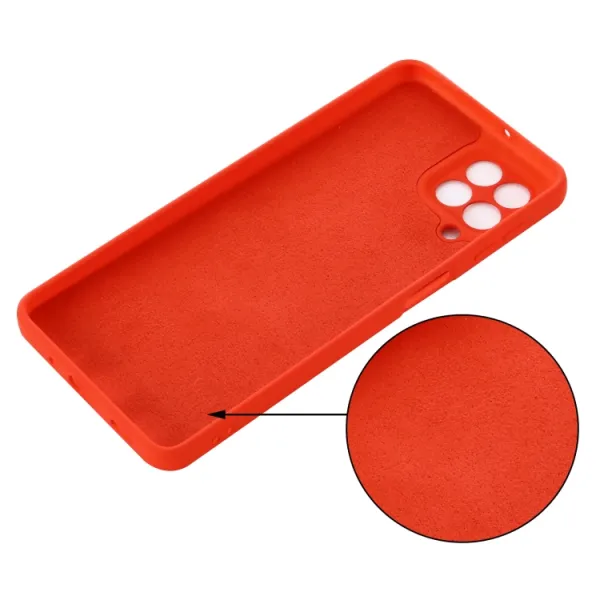 RUBBER Ochranný kryt Samsung Galaxy M53 5G červený