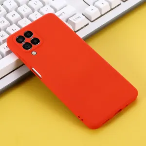 RUBBER Ochranný kryt Samsung Galaxy M53 5G červený