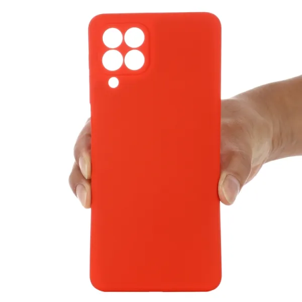 RUBBER Ochranný kryt Samsung Galaxy M53 5G červený