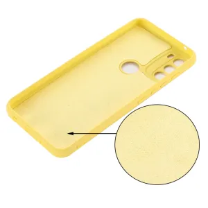 RUBBER Ochranný kryt Motorola Moto G71 5G žltý