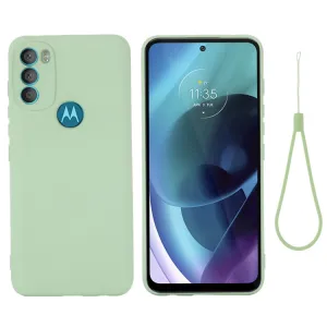 RUBBER Ochranný kryt Motorola Moto G71 5G zelený