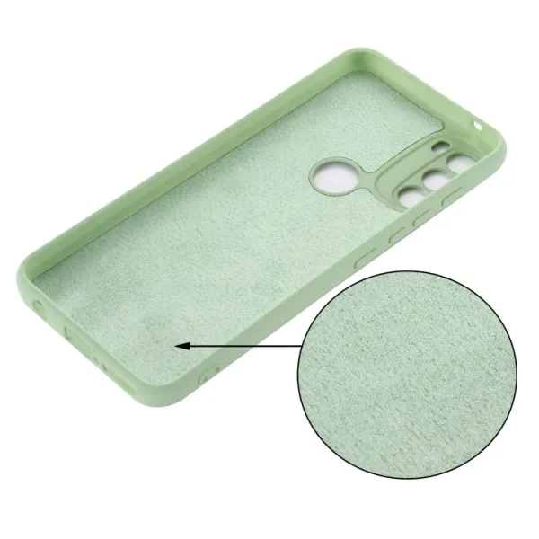 RUBBER Ochranný kryt Motorola Moto G71 5G zelený