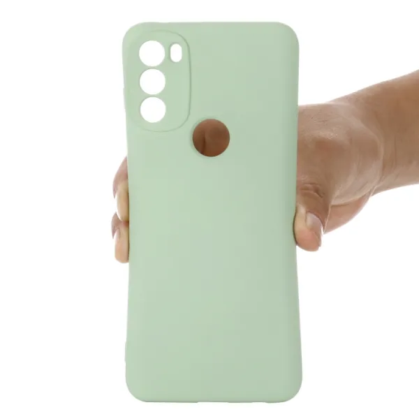 RUBBER Ochranný kryt Motorola Moto G71 5G zelený