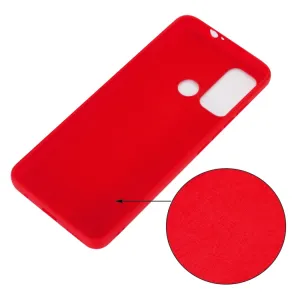 RUBBER Ochranný kryt Motorola Moto G60 červený