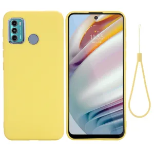 RUBBER Ochranný kryt Motorola Moto G60 žltý
