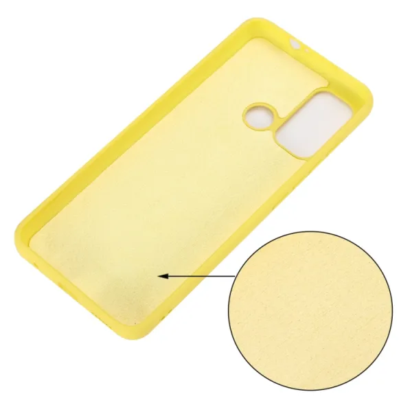 RUBBER Ochranný kryt Motorola Moto G60 žltý
