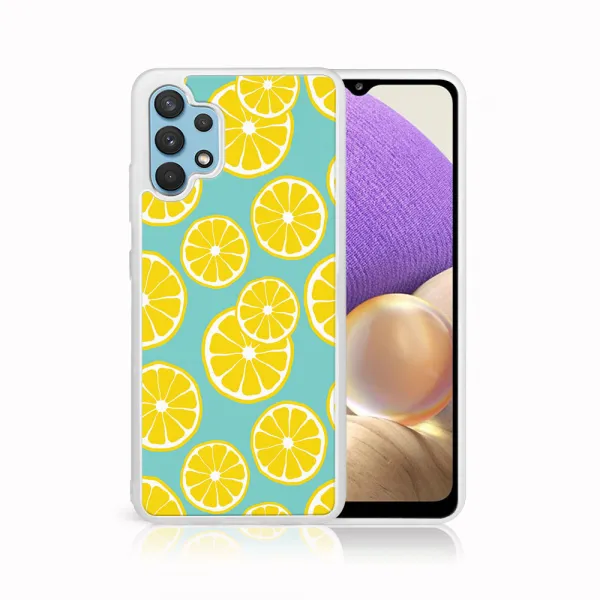 MY ART Silikónový obal Samsung Galaxy A72 LEMON (121)