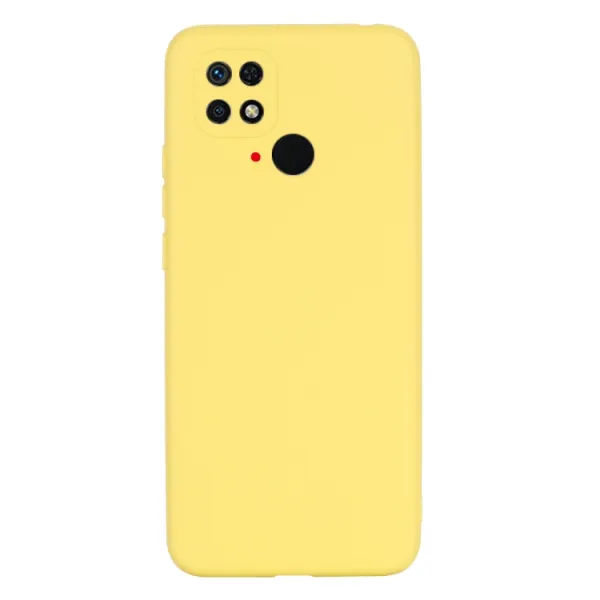 RUBBER Ochranný kryt Xiaomi Redmi 10C žltý