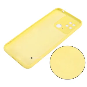 RUBBER Ochranný kryt Xiaomi Redmi 10C žltý